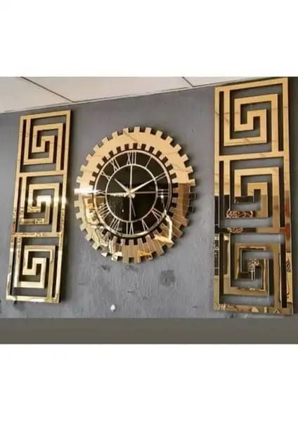 Ahşap Siyah Ceviz ve Geometrik Tasarımlı Duvar Saatleri Karşılaştırması 2