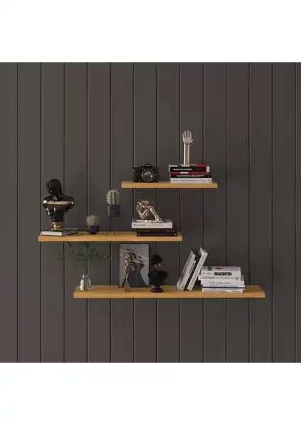 Akt Home 3'lü Duvar Rafı ve Asra Trend Doğal Modern Organizer Karşılaştırması 2