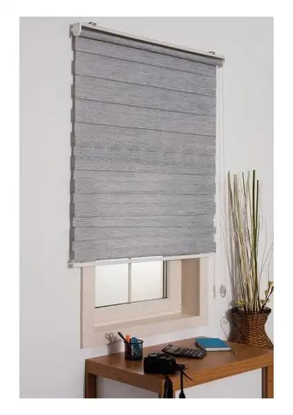 Asy Home Gri Bambu Zebra Perde ve NetworkAvm Gri Zebra Stor Perde Karşılaştırması 1
