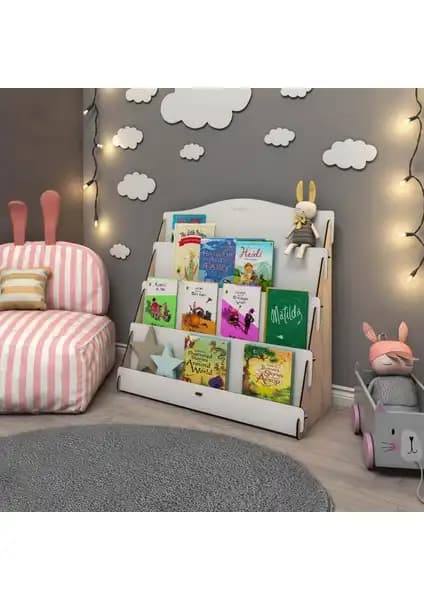 Ata Home ve Mingitav Lucky Montessori Ahşap Kitaplıklarının Karşılaştırması 2