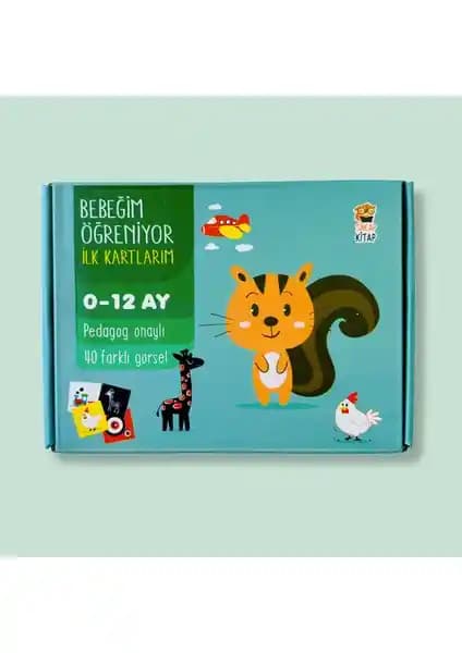 Bebekler İçin Gelişim Destekleyici İlk Kartlar - Çocuk Gelişimine Uygun Eğitici Set