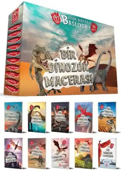 Bir Dinozor Macerası Hikaye Seti: Çocuklar İçin Eğlenceli ve Öğretici Kitap Koleksiyonu