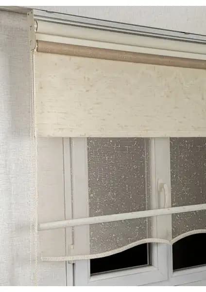 Bizden Perde ve NetworkAvm İthal Kalın Krem Stor Güneşlik Perde Karşılaştırması 1