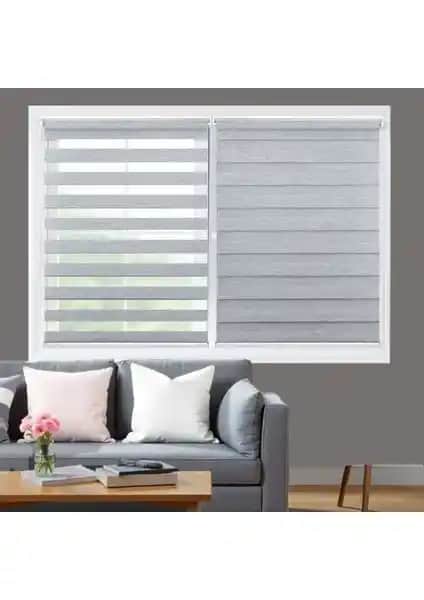 Blind-X Gri Bambu Stor Zebra Perde ve Donatti Bambu Zebra Stor Güneşlik Perde Karşılaştırması