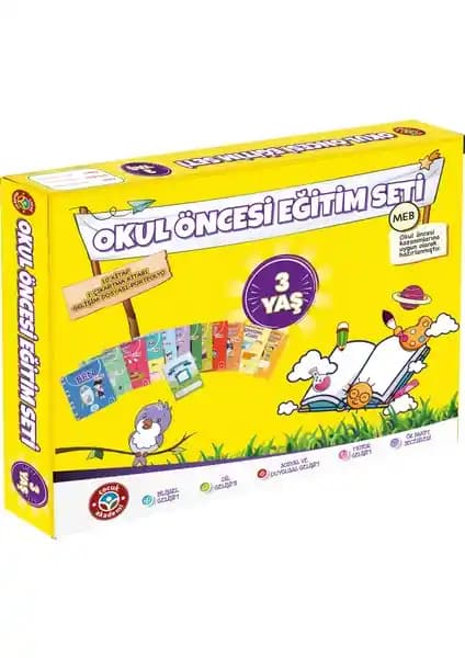 Çocuk Akademi 3 Yaş Okul Öncesi Eğitim Seti: Gelişimi Destekleyen Eğitici Kaynak
