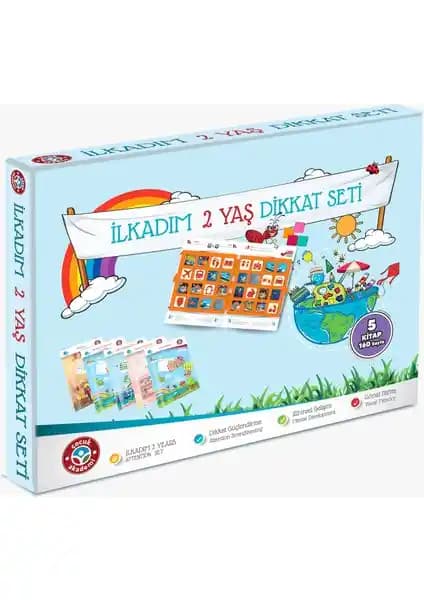 Çocuk Akademi İlk'aım 2 Yaş Dikkat Seti: Erken Dönem Gelişim İçin Güçlü Bir Eğitim Aracı
