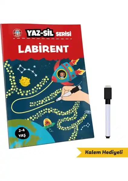 Çocuklar İçin Yaz Sil Labirent Kitabı Gelişim ve Eğlenceyi Bir Arada Sunar