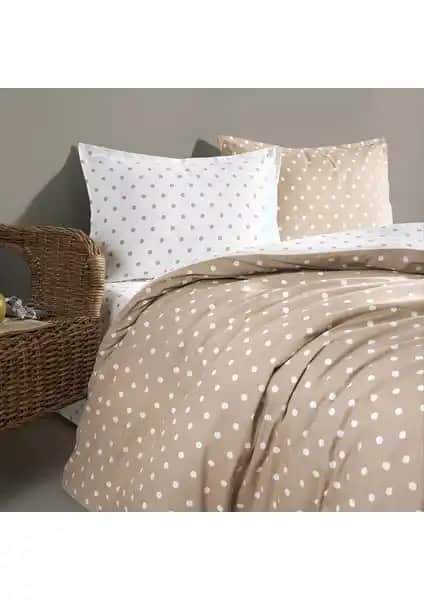 Cote Blanc Dots Kapuçino ve English Home Modern Diamond Nevresim Setleri Karşılaştırması