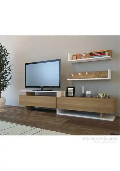 Decorotika Ayaz ve Mobitopya Nilamu TV Ünitesi Karşılaştırması 1