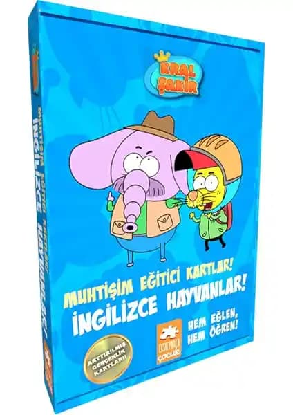 Eksik Parça Çocuk Kral Şakir Muhtişim Eğitici Kartlar: Teknolojiyle Öğrenme ve Eğlence Bir Arada
