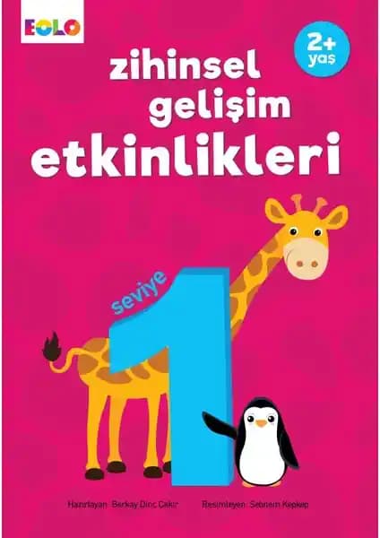 Eolo Yayıncılık 2+ Yaş Zihinsel Gelişim Etkinlikleri Seviye 1 Çocuklar İçin Eğitici Kitap
