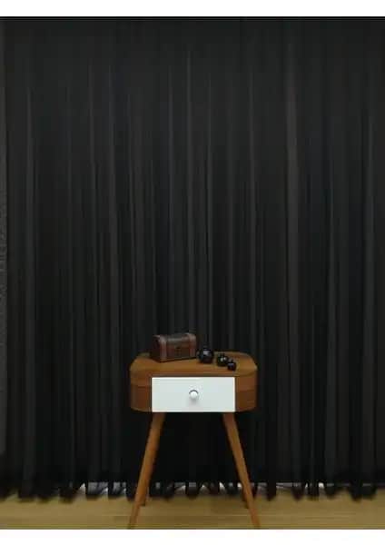Esse Home Siyah Düz Tül ve Lüks House Grek Etek Tül Perde Karşılaştırması