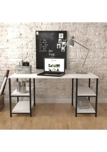 Ev ve ofis kullanımı için en iyi çalışma masası karşılaştırması: Evdemo Buket Lüx ve Wood House Lemontia 2