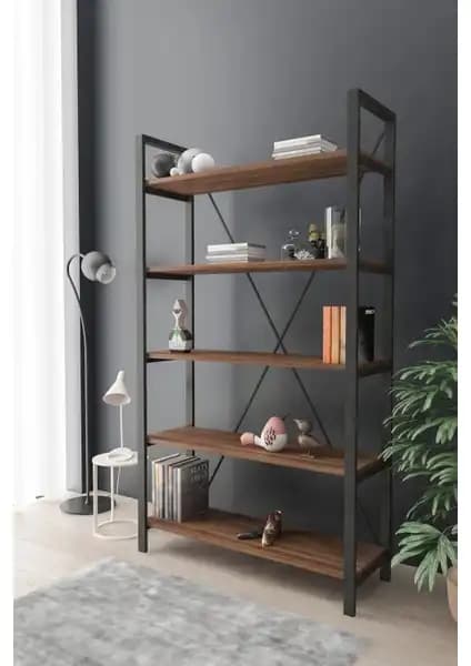 Evdesa Erciyes Metal ve Wood House Efsun Geniş Raflı Kitaplık Karşılaştırması 2