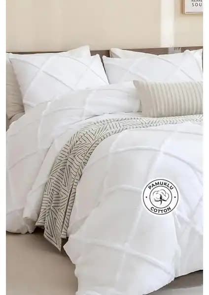 Evlen Home Collection Pamuklu Aimar ve Emmy Yatak Örtüsü Setleri Karşılaştırması 1