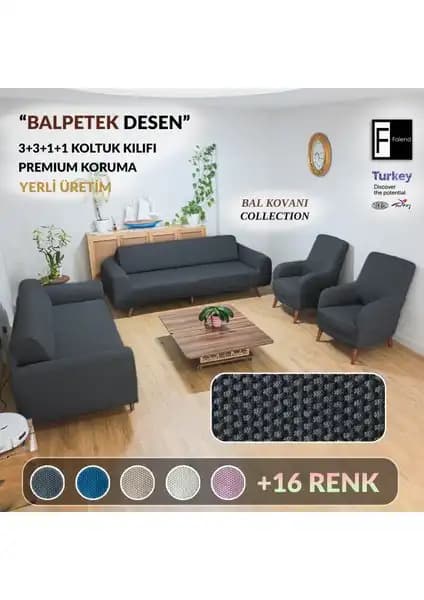 Faiend Antrasit ve Sehra Desen Koltuk Kılıflarının Detaylı Karşılaştırması 1