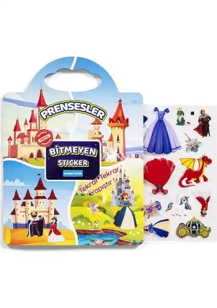 Gepettoys Prensesler Sticker Kitabım: Çocuklar İçin Eğlenceli ve Öğretici Bir Eğitim Aracı