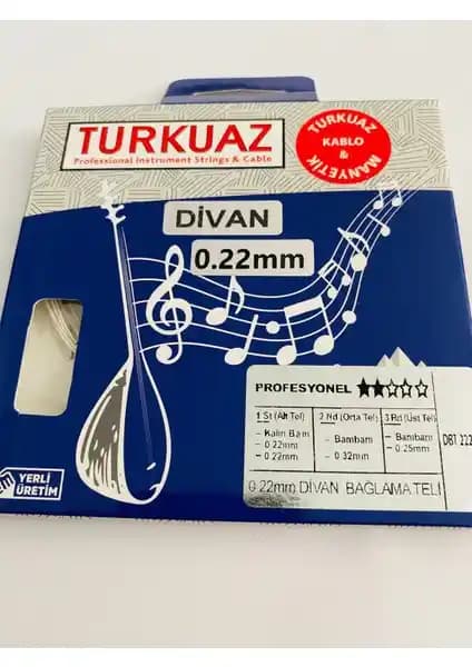 GMC Turkuaz DBT222 Divan Bağlama Teli: Yüksek Ses Kalitesi ve Dayanıklılık Sunan Profesyonel Seçenek