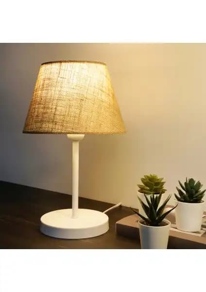 Homing Beyaz Gövdeli Kumaş Başlıklı Abajur ve Vivido Modern İkili Abajur Karşılaştırması 1