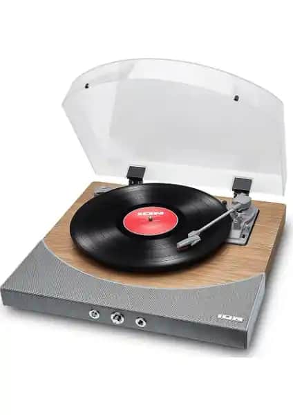 ION Audio Ion Premier LP Bluetooth Ahşap Pikap Yüksek Ses Kalitesi ve Modern Tasarım