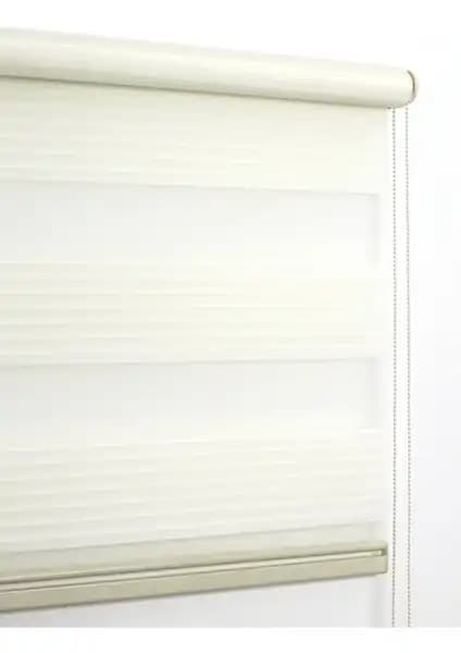 İREMKARAHOME Perde Modelleri Karşılaştırması: Geniş Pilise Krem Zebra ve Çift Mekanizmalı Tül Perde 1