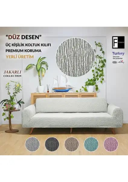 Koltuk Koruma ve Dekorasyon İçin Faiend Jakarlı ve Velerde Home Kaymaz Örtülerinin Karşılaştırması 1
