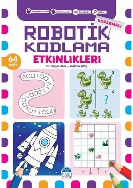 Koparmalı Robotik Kodlama Etkinlikleri 5 Çocuklar İçin Eğlenceli ve Öğretici Eğitim Kitabı