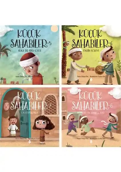 Küçük Sahabiler Seti 2: Çocuklar İçin Eğitici ve Eğlenceli İslami Hikaye Kitapları