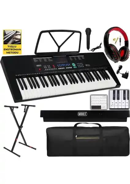 Midex PS-2500KS LED Ekranlı 61 Tuşlu Elektronik Org Klavye Detaylı İnceleme ve Özellikleri