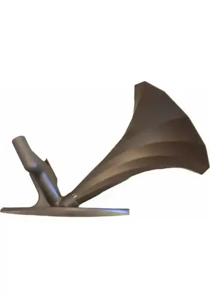 Modern Gold Renkli Akustik Telefon Tutucu ve Gramofon Hoparlör Ürün Tanıtımı