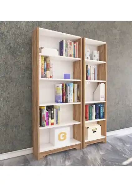 Nur Mobilya Ecrin 2'li ve Pratico Bali 4 Raflı Kitaplık Karşılaştırması