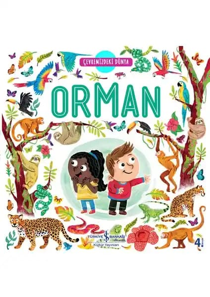 Orman ve Doğa Temalı 3-5 Yaş Çocuklar İçin Eğitici Kitap İş Bankası Kültür Yayınları