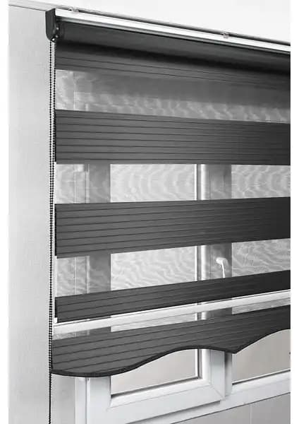 Perde Brillant Etekli ve Düz Zebra Stor Perdeleri Karşılaştırması 1
