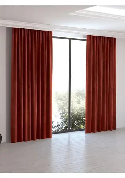 Perle Home Daily Serisi Ada Çayı ve Kiremit Renkli Fon Perdeler Karşılaştırması 2