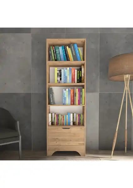 Pratico Etna Retro Çok Amaçlı Kitaplık ile Yeti Kuta Modern Kitaplık Karşılaştırması 2