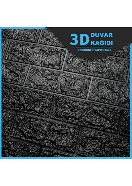 Renkli Duvarlar 50X50 cm ve Siyah Kendinden Yapışkanlı Duvar Paneli Karşılaştırması 2