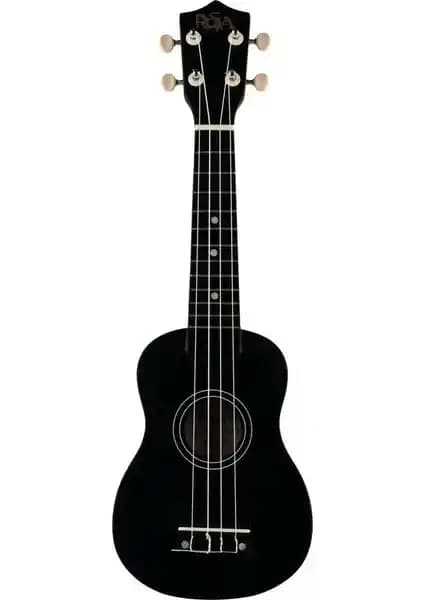 Rosa RU002-BK Siyah Soprano Ukulele: Estetik ve Akustik Kalitenin Buluşması