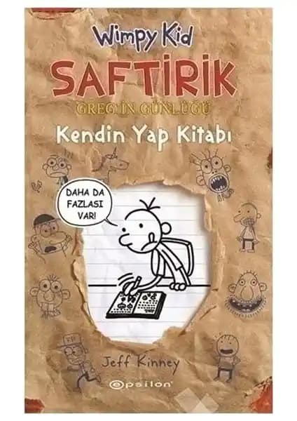 Saftirik Greg'in Günlüğü Kendin Yap Kitabı: Çocukların Yaratıcılığını ve Yazma Becerilerini Geliştiren Eğlenceli Etkinlik Kitabı