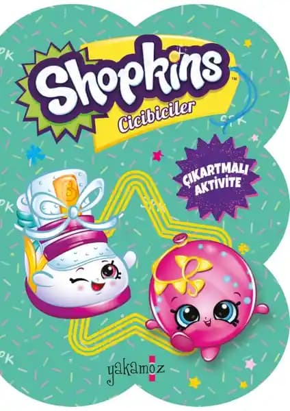 Shopkins Cicibebeler Çıkartmalı Aktivite Kitabı Yeşil - Eğitici ve Yaratıcı Çocuklar İçin