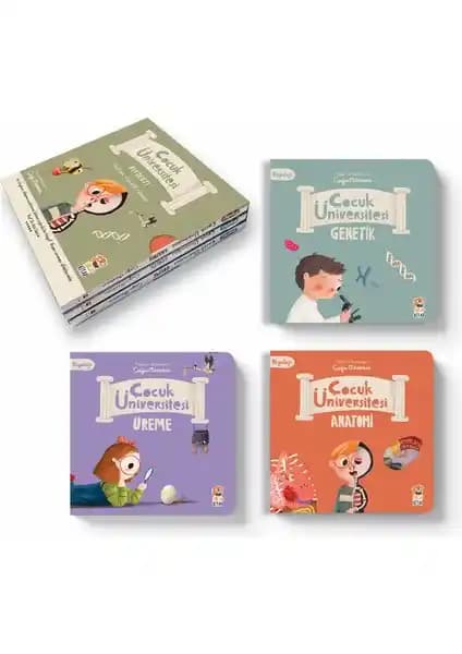 Sincap Kitap Çocuk Üniversitesi 3: Biyoloji Seti - Temel Bilgiler ve Eğlenceyle Öğrenme