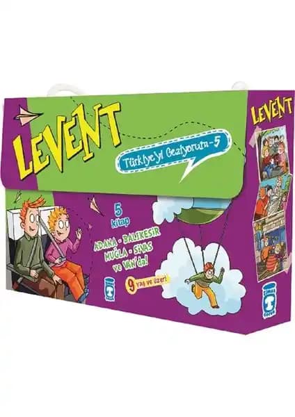 Timaş Çocuk Levent Türkiye'yi Geziyor Serisi: Eğlence ve Öğrenmeyi Bir Arada Sunan Kitap Seti