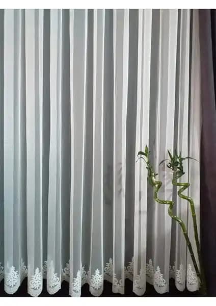 Tül Perdelerde Brillant Grek Zemin Arne Desen ve Taç Tül Titi Karşılaştırması 1