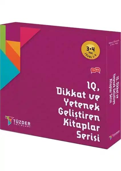 TÜZDER Yayınları 3-4 Yaş Zeka ve Dikkat Geliştiren Kitaplar Serisi İncelemesi
