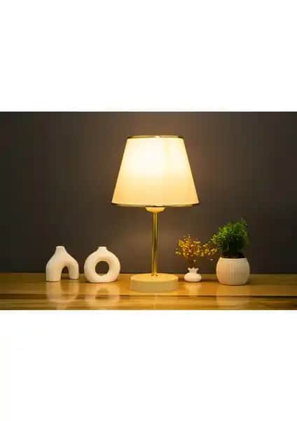 Vivido Abajur Krem Gold ve Saroz Modern İkili Yatak Odası Abajur Karşılaştırması