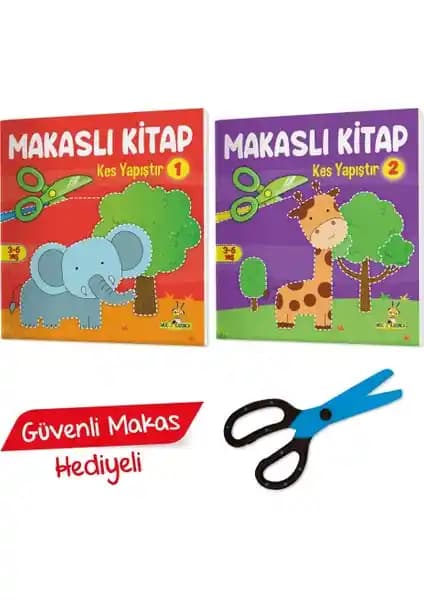 Yükselen Zeka Kes Yapıştır Makaslı Set: Çocuklar İçin Eğitici ve Güvenli Aktivite Aracı