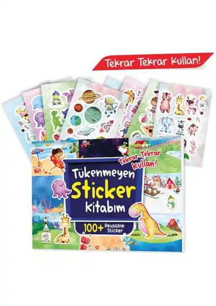 Yükselen Zeka Tükenmeyen Sticker Kitabım: Çocuklar İçin Eğlenceli ve Öğretici Bir Eğitim Aracı