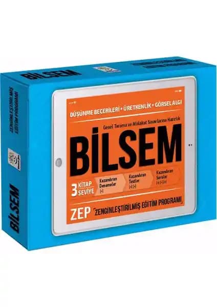 Yükselen Zeka Yayınları Bilsem Hazırlık Seti Çocukların Zeka ve Dikkat Gelişimine Katkı Sağlayan Eğitim Kaynağı