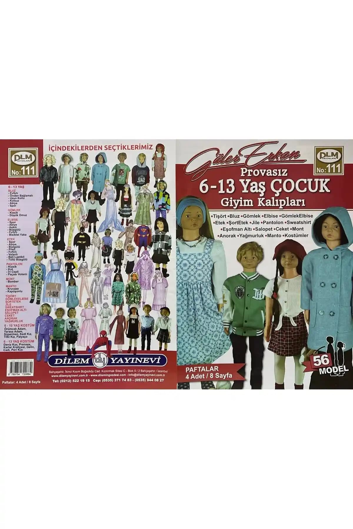 Dikiş Kalıpları Kitabı: Hobi ve El İşinde Temel Kaynak ve Rehber