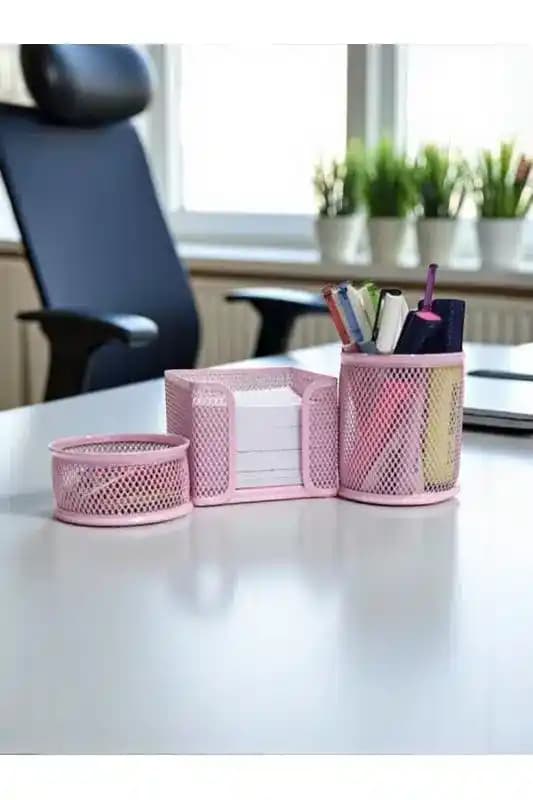 Pembe Masaüstü Kalemlik Setleri: İşlevsellik ve Estetik ile Çalışma Alanınızı Düzenleyin