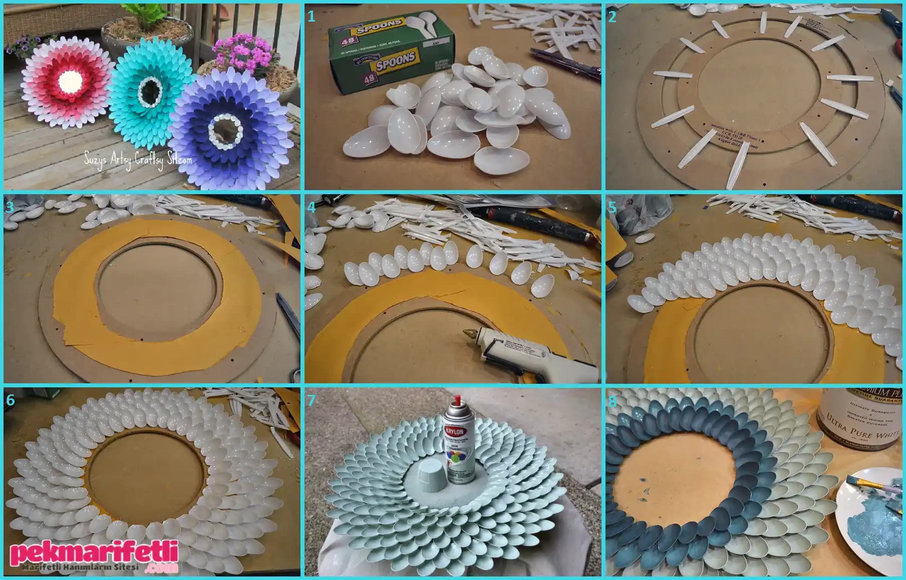 Plastik Kaşıktan Tasarımlar: Yaratıcılık ve Geri Dönüşüm İçin Pratik Fikirler